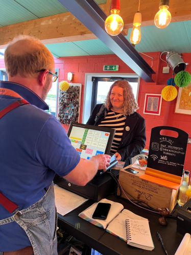 Faye in Kimbers Farm Shop