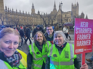 Stop the Farm tax protest image